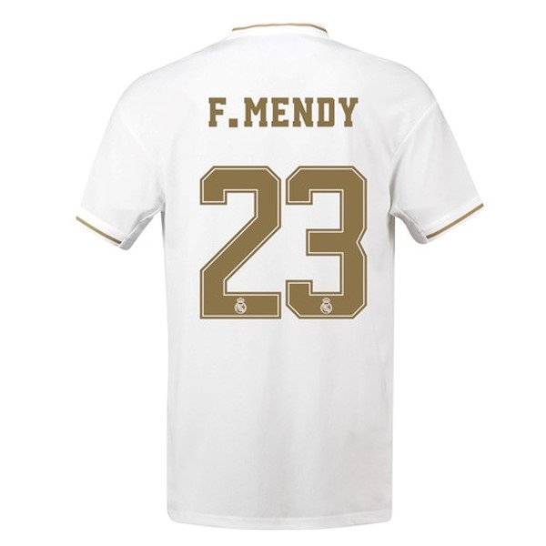 Camiseta Real Madrid NO.23 F.Mendy Primera equipación 2019-2020 Blanco
